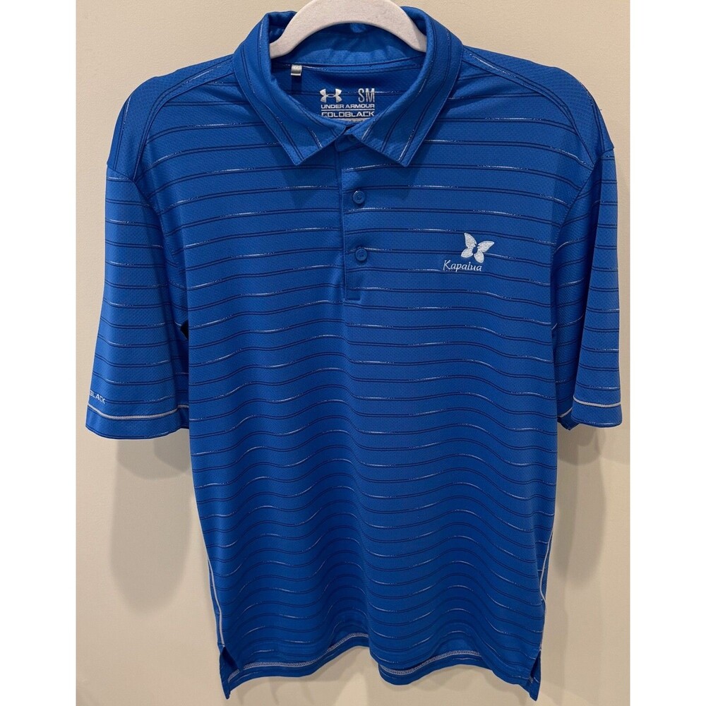 KAPALUA GOLF RESORT - UNDER ARMOUR GOLF SHIRT - MEN'S SIZE SMALL - BLUE